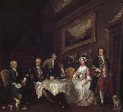 William Hogarth Strode family Sweden oil painting artist